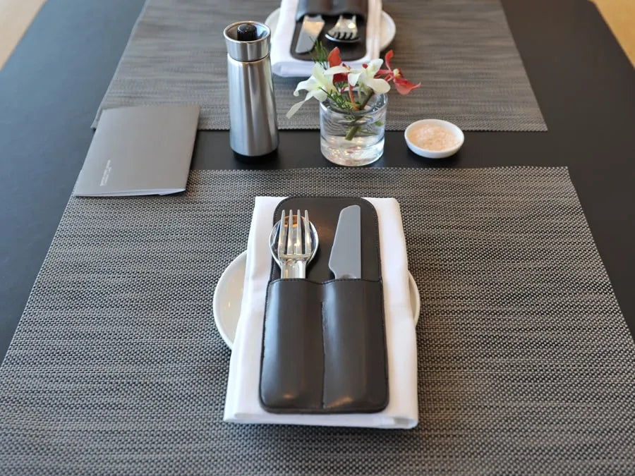 Chilewich at Qantas First Class Lounge Vincent Design