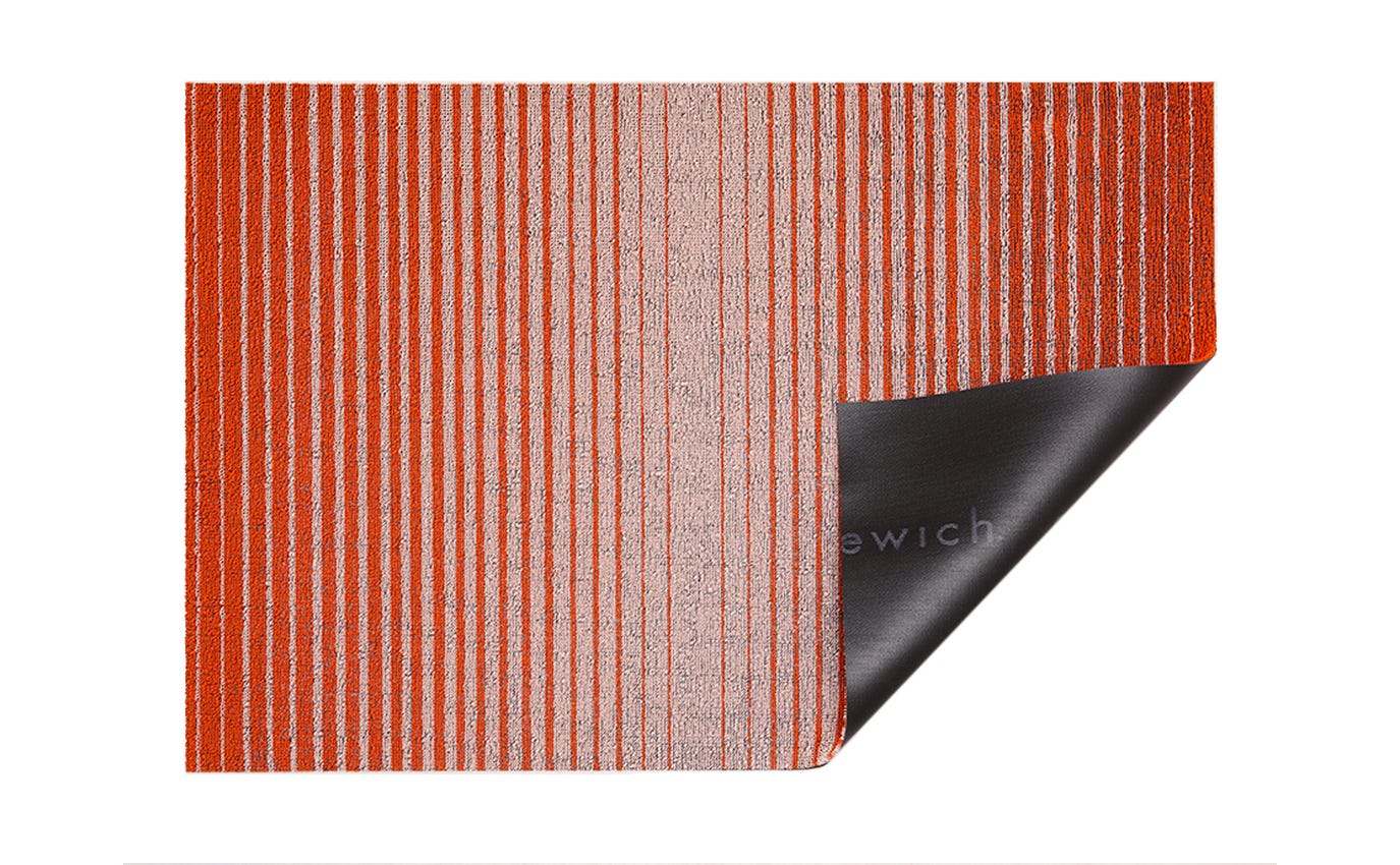 Chilewich Doormat - Domino Stripe - Apricot