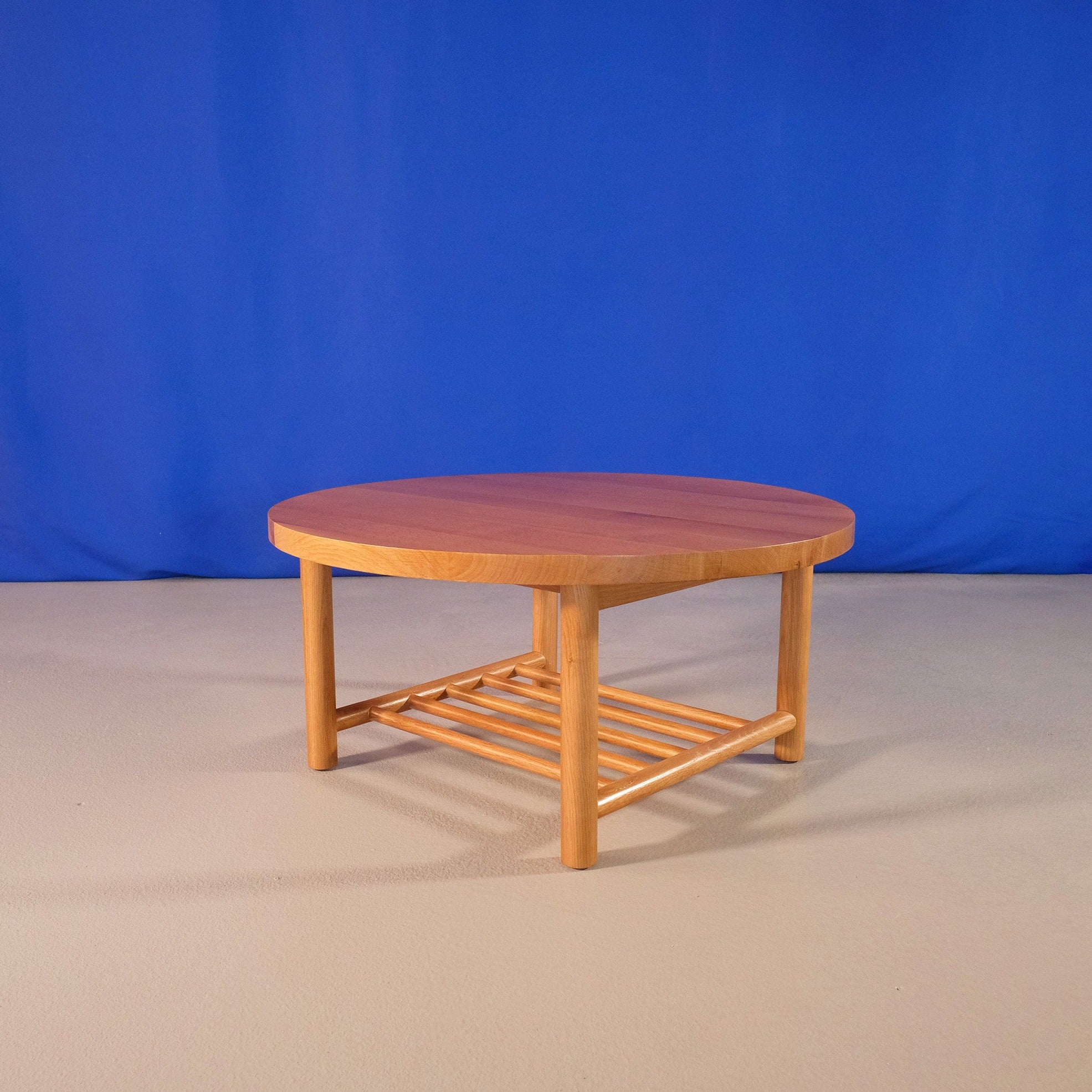 George - Round Occasional Table with Shelf