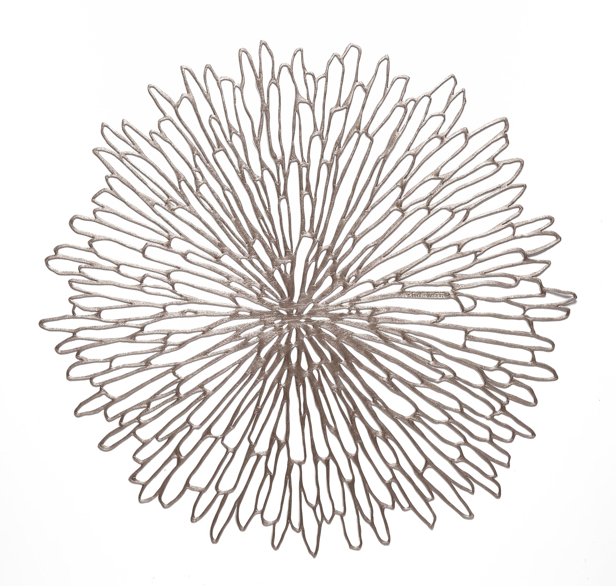 Chilewich Placemat Bloom Gunmetal Vincent Design