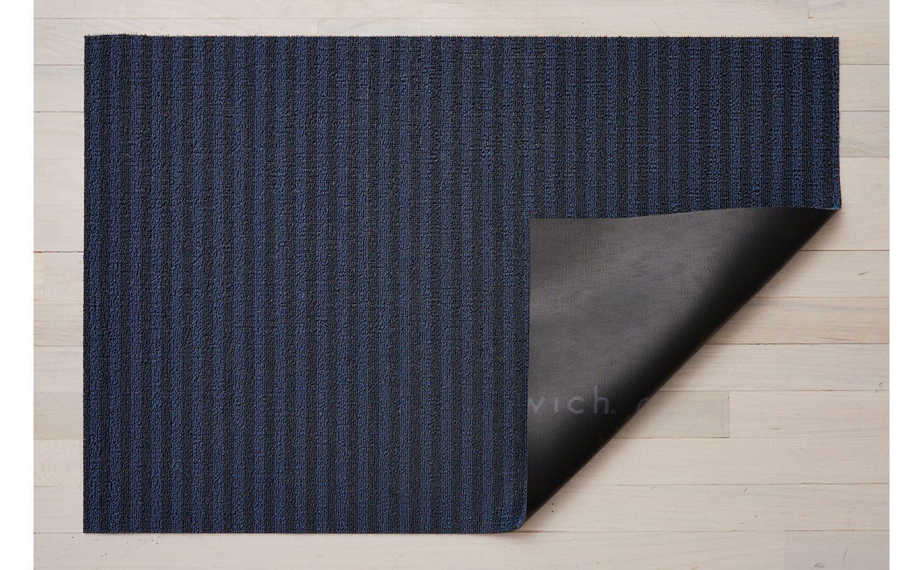 Chilewich Doormat - Breton Stripe - Blueberry