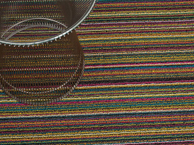 Chilewich Doormat - Skinny Stripe - Bright Multi