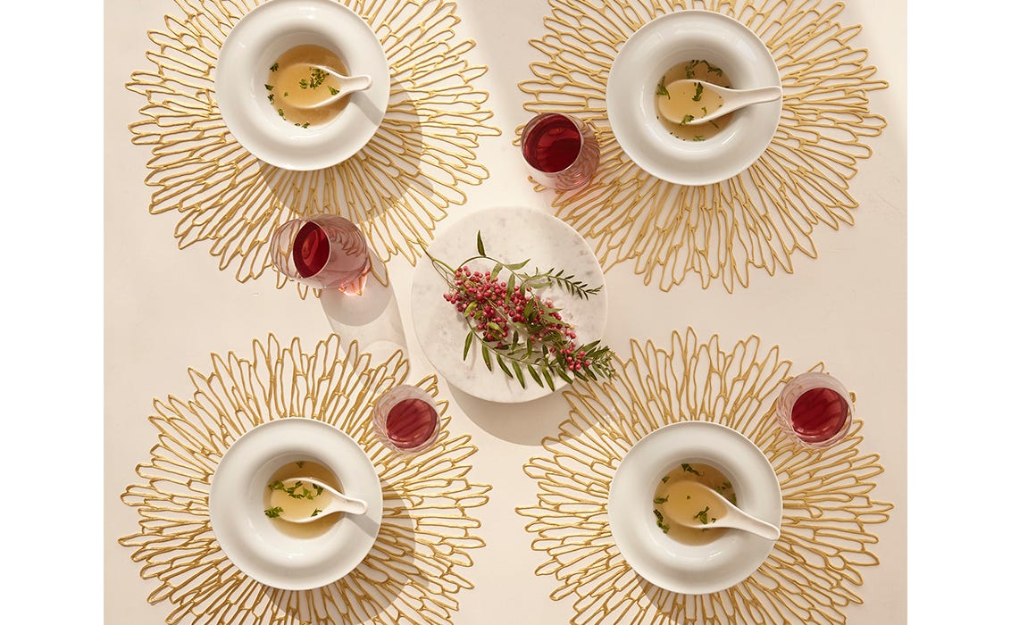 Chilewich Placemat - Bloom - Gilded