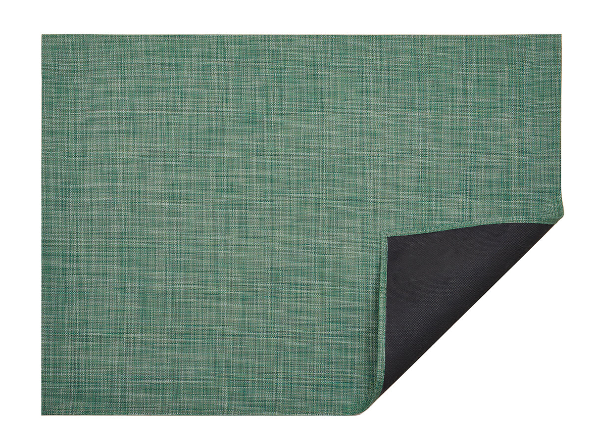 Chilewich Woven Floormat - Mini Basketweave - Ivy