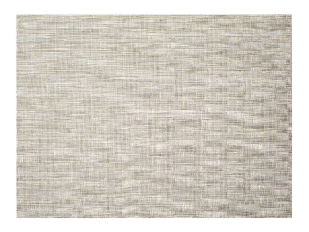 Chilewich Woven Floormat - Mini Basketweave - Parchment