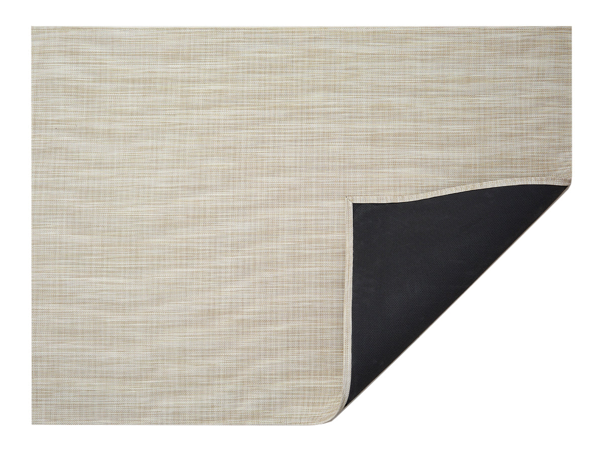 Chilewich Woven Floormat - Mini Basketweave - Parchment