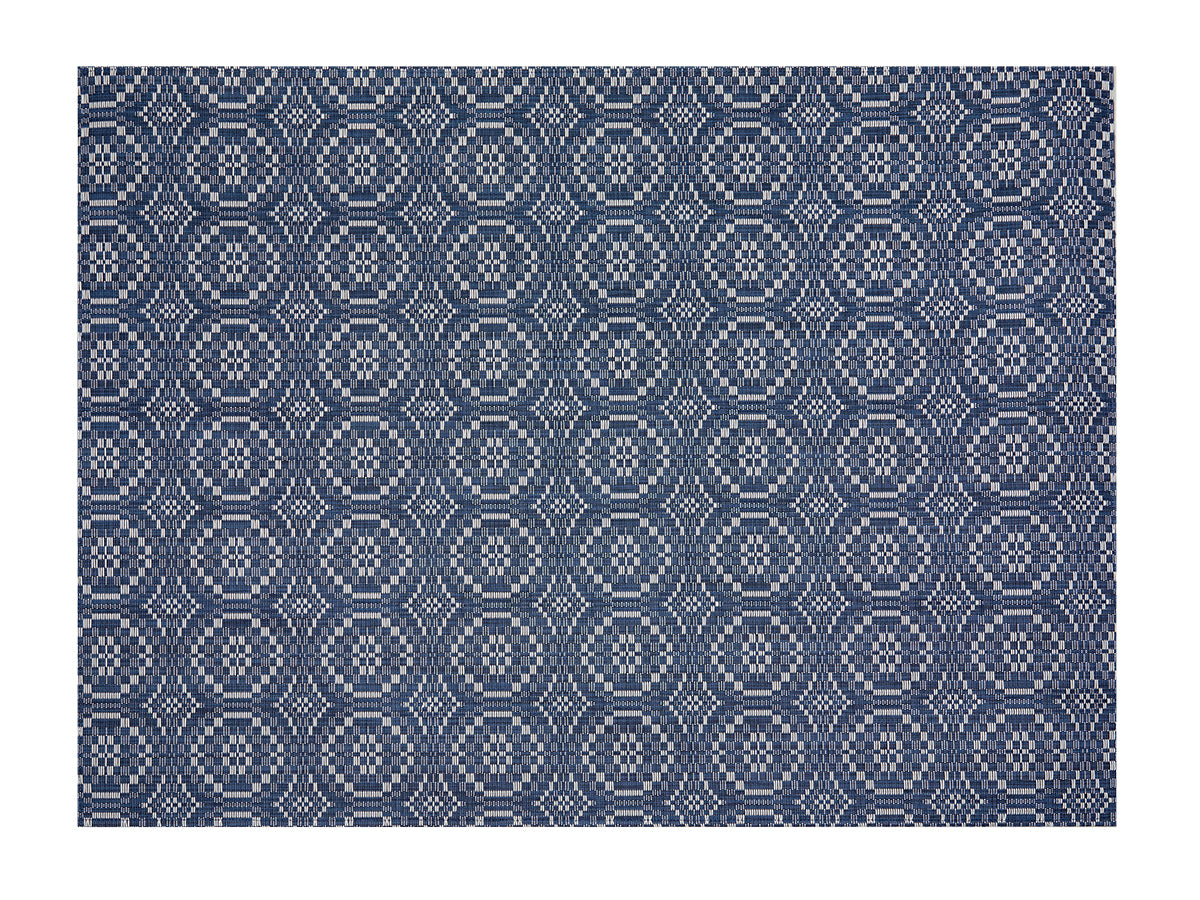 Chilewich Woven Floormat - Overshot - Denim