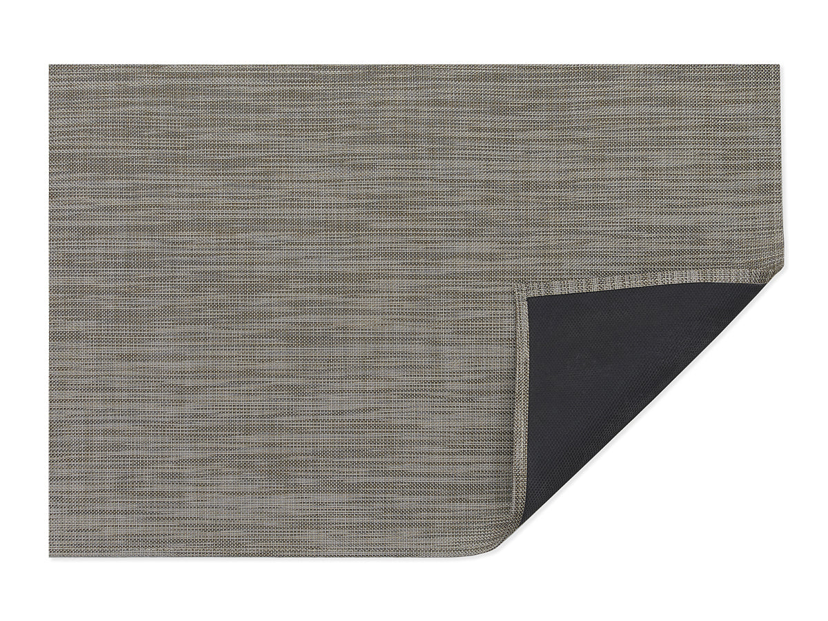 Chilewich Woven Floormat - Mini Basketweave - Soapstone
