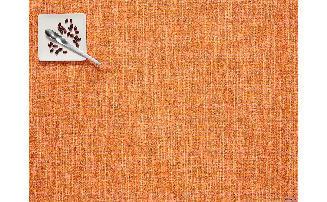 Chilewich Placemat - Bouclé - Tangerine