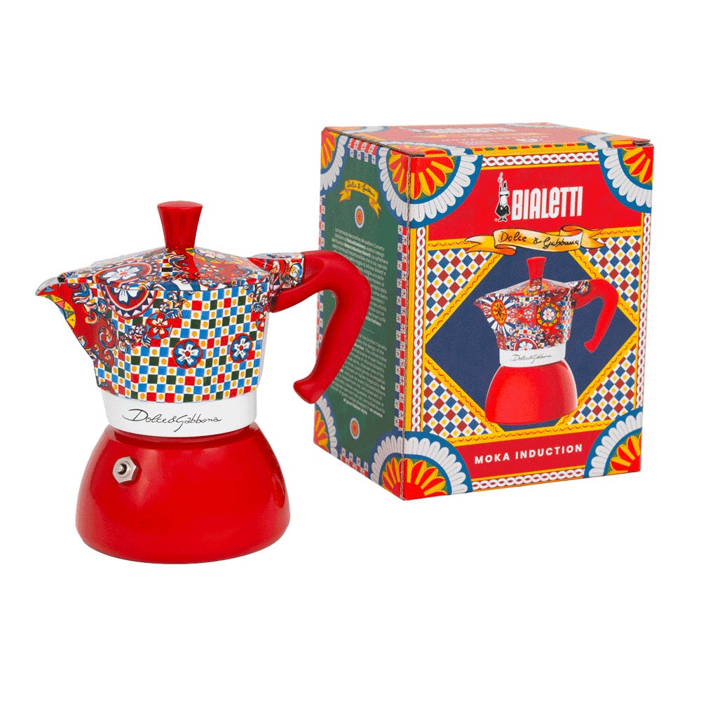 Bialetti x Dolce&Gabbana - Moka Induction Coffee Pot