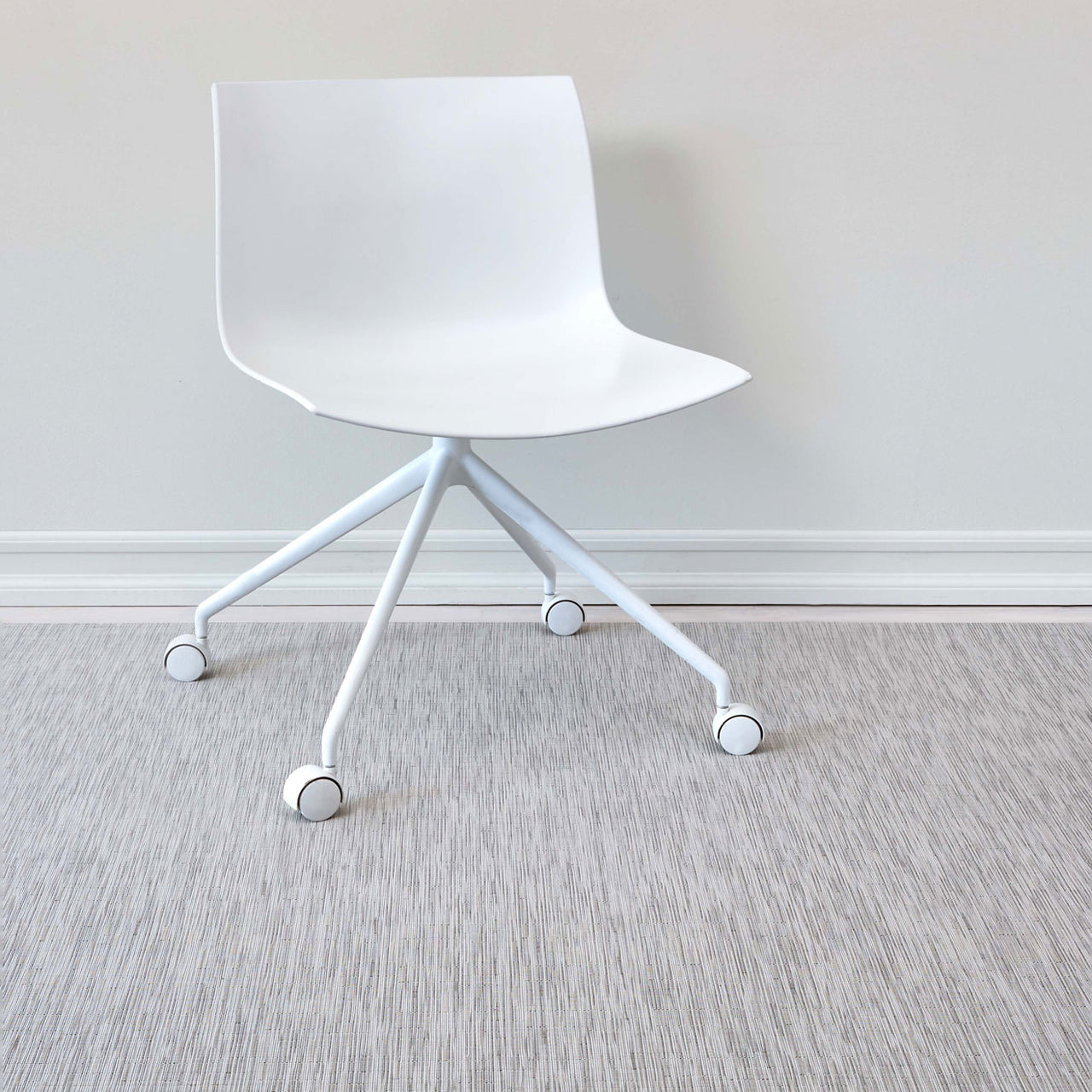 Chilewich Woven Floormat - Bamboo - Chalk