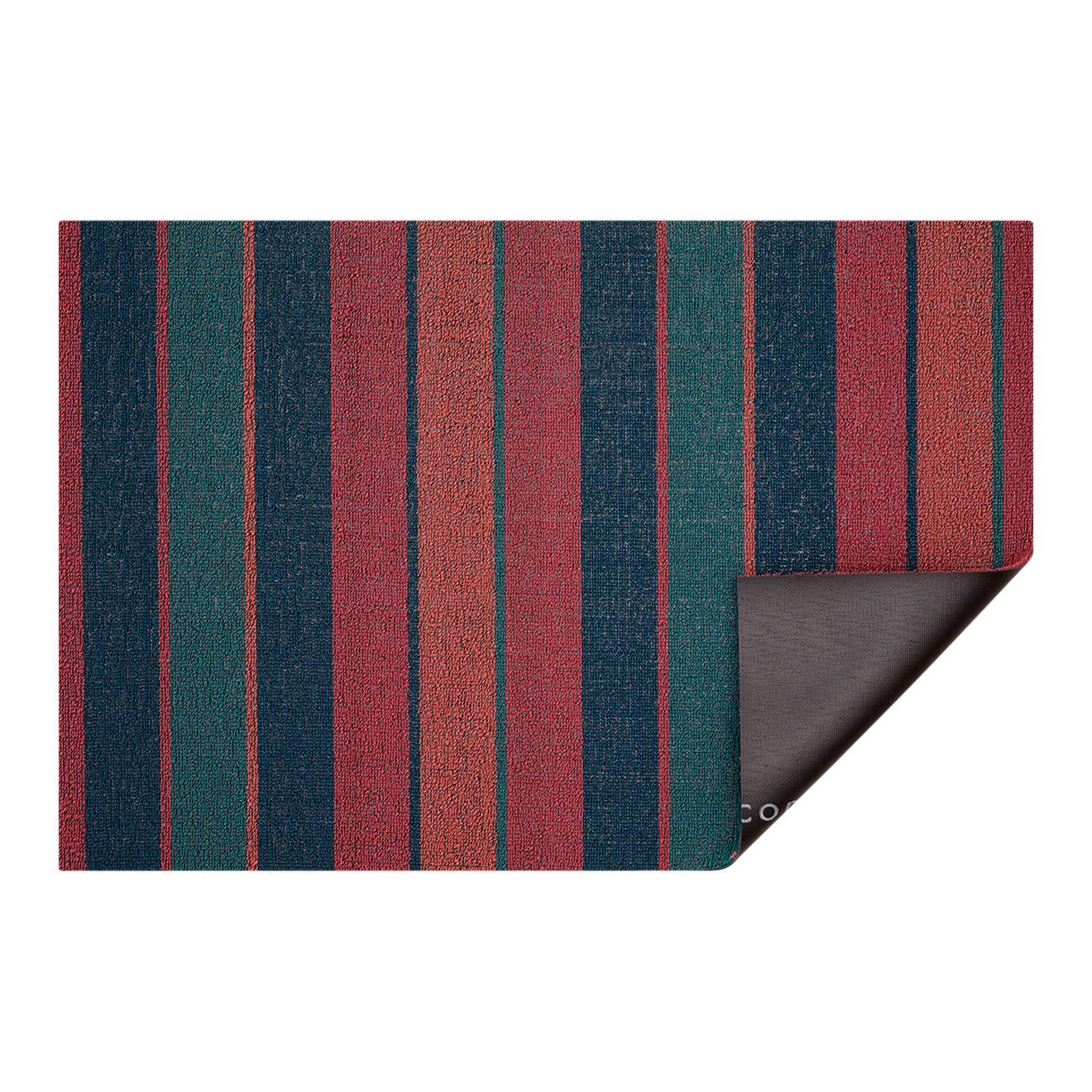 Chilewich Doormat - Bolt Stripe - Raspberry