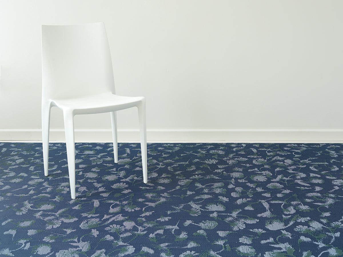 Chilewich Woven Floormat - Botanic - Indigo