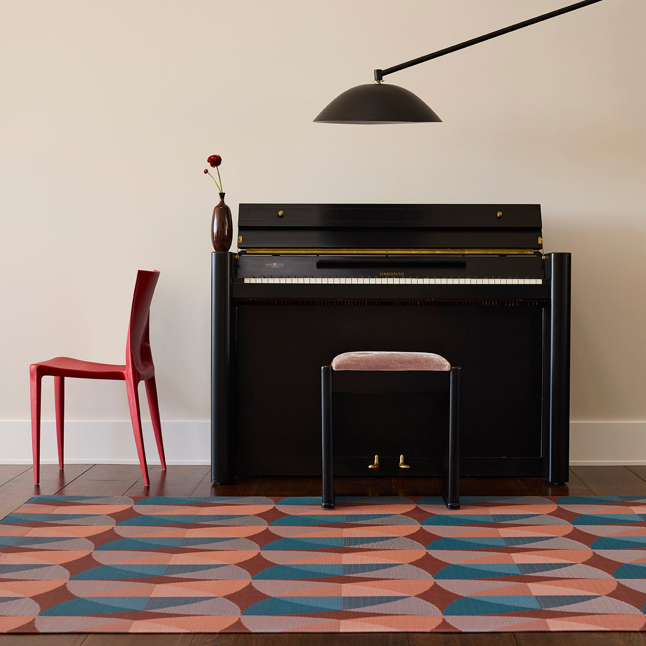 Chilewich Woven Floormat - Canopy - Raspberry