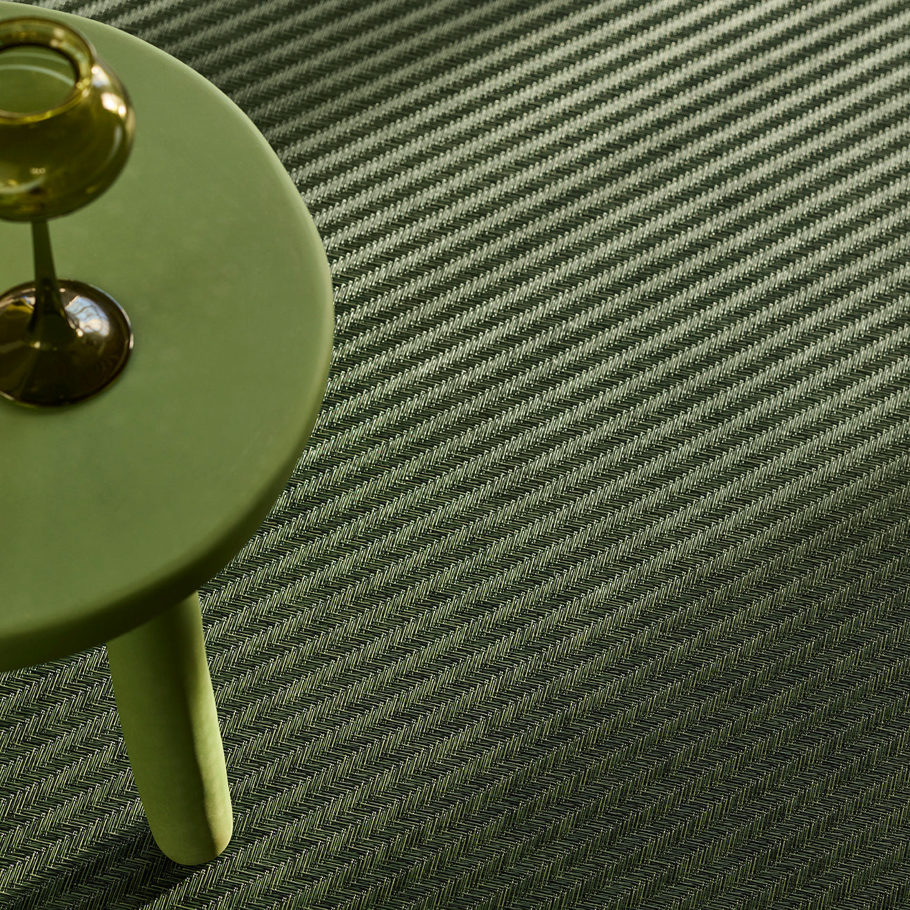Chilewich Woven Floormat - Foxtail - Thyme