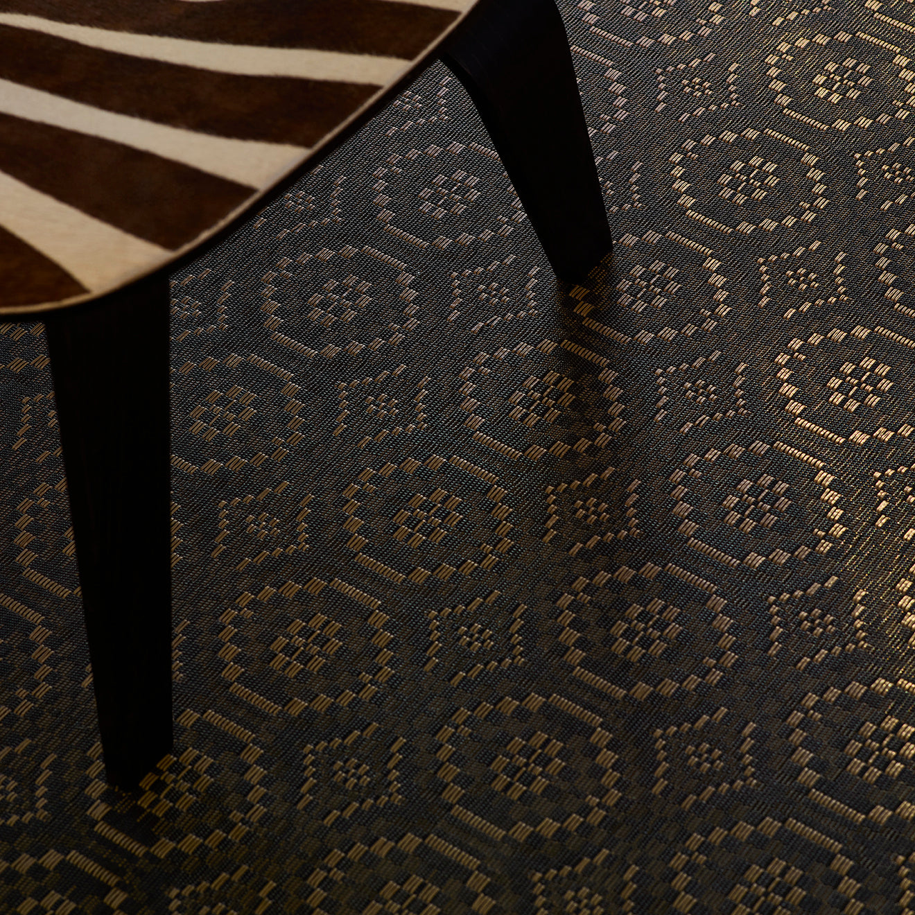 Chilewich Woven Floormat - Overshot - Tiger Eye
