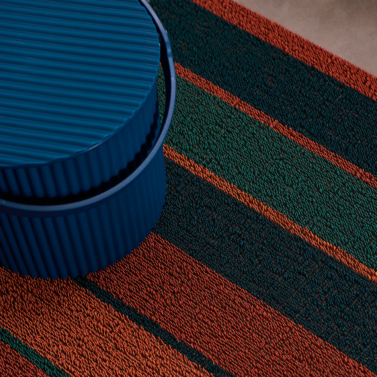 Chilewich Doormat - Bolt Stripe - Raspberry