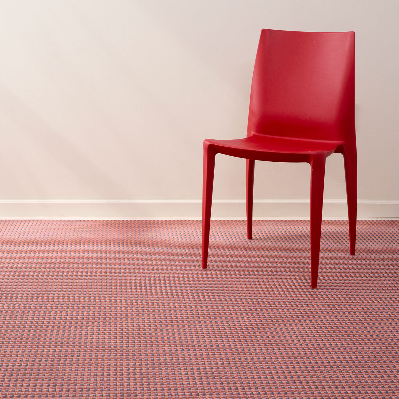 Chilewich Woven Floormat - Crane - Raspberry
