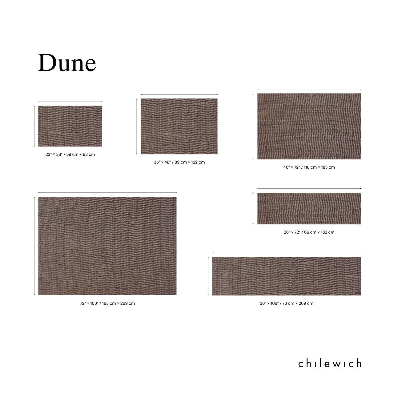 Chilewich Woven Floormat - Dune - Rasin