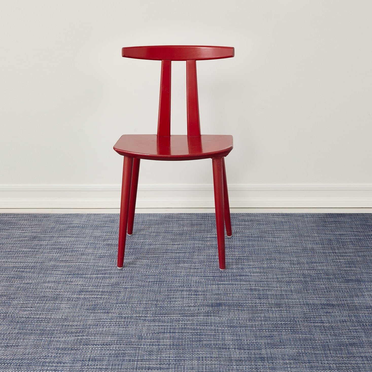 Chilewich Woven Floormat - Basketweave - Denim
