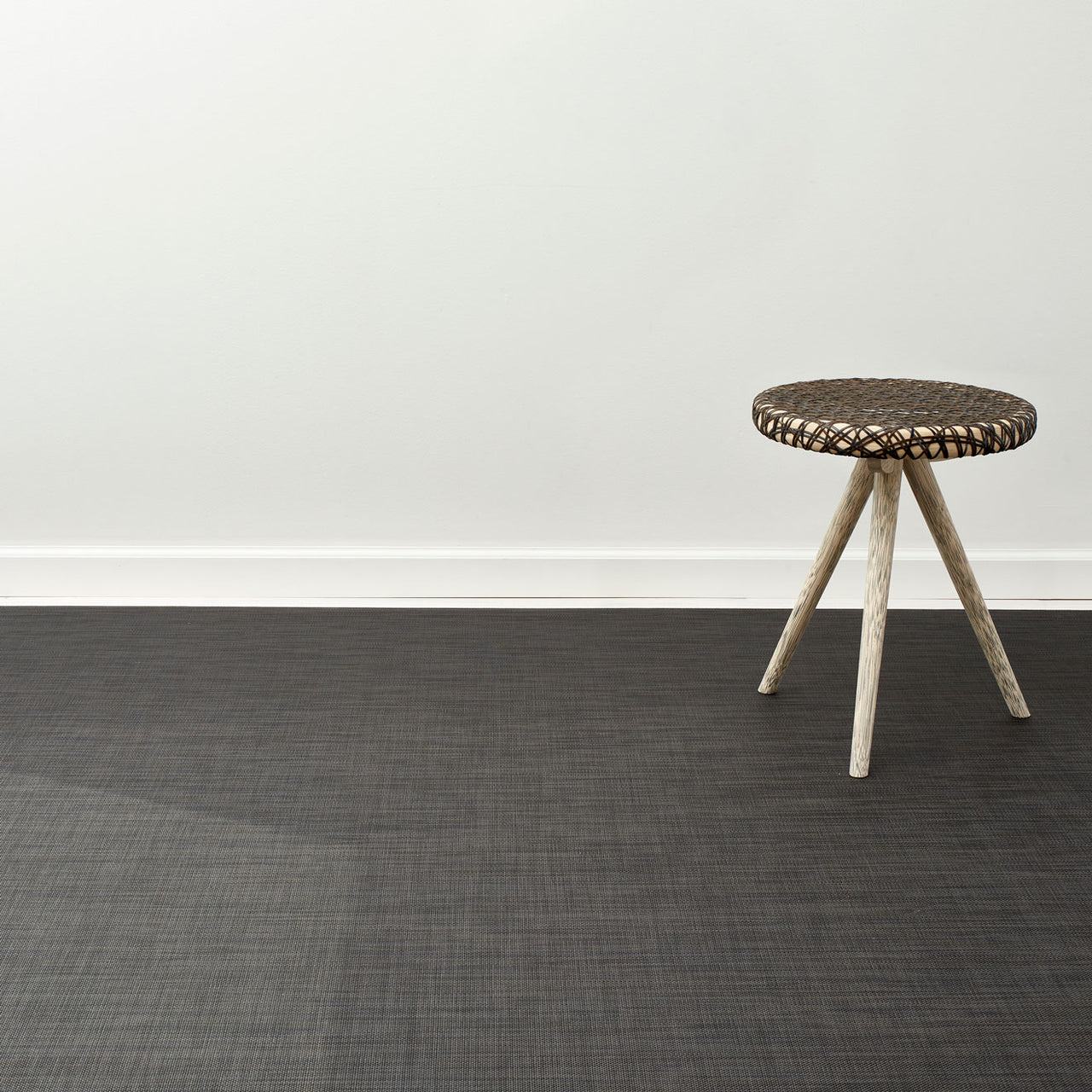 Chilewich Woven Floormat - Mini Basketweave - Espresso