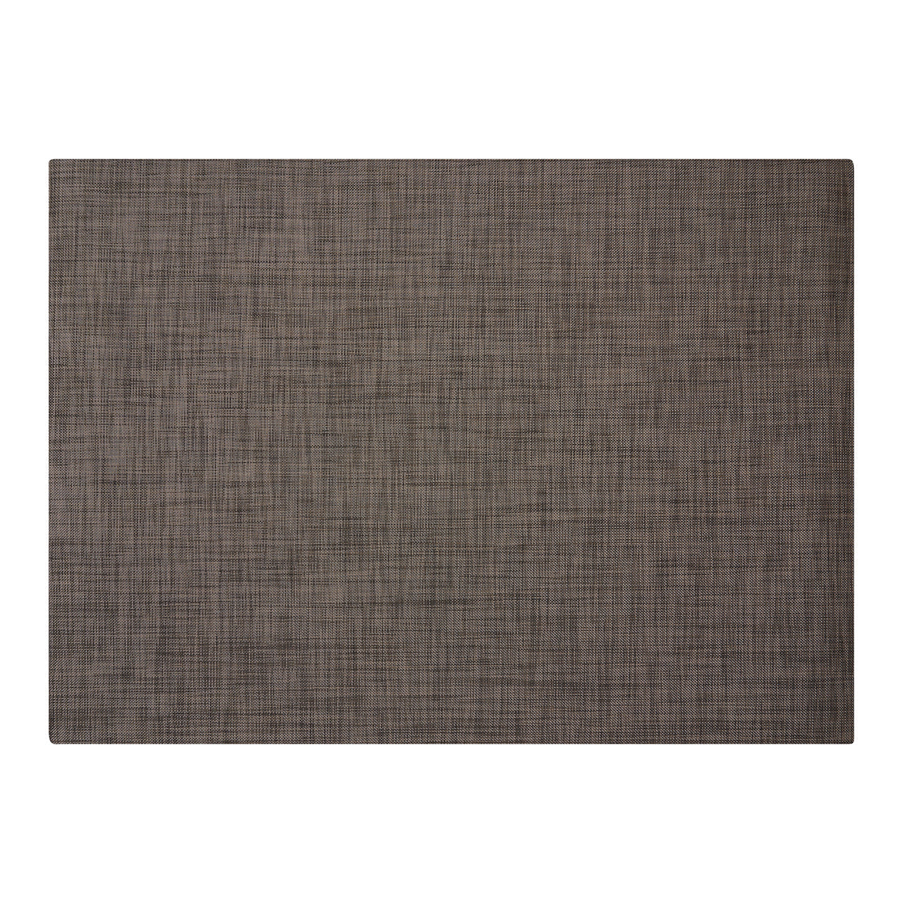 Chilewich Woven Floormat - Mini Basketweave - Dark Walnut