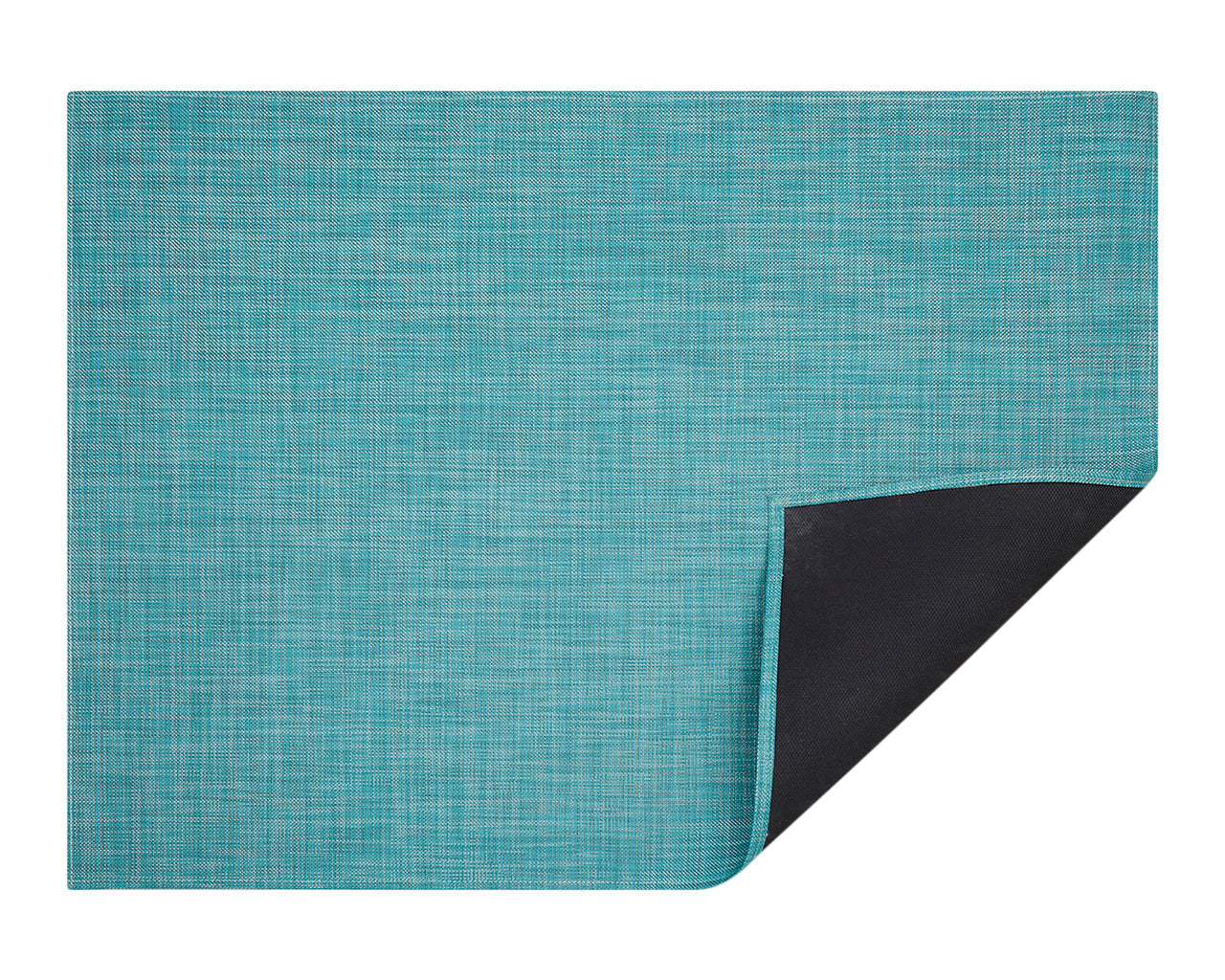 Chilewich Woven Floormat - Mini Basketweave - Turquoise