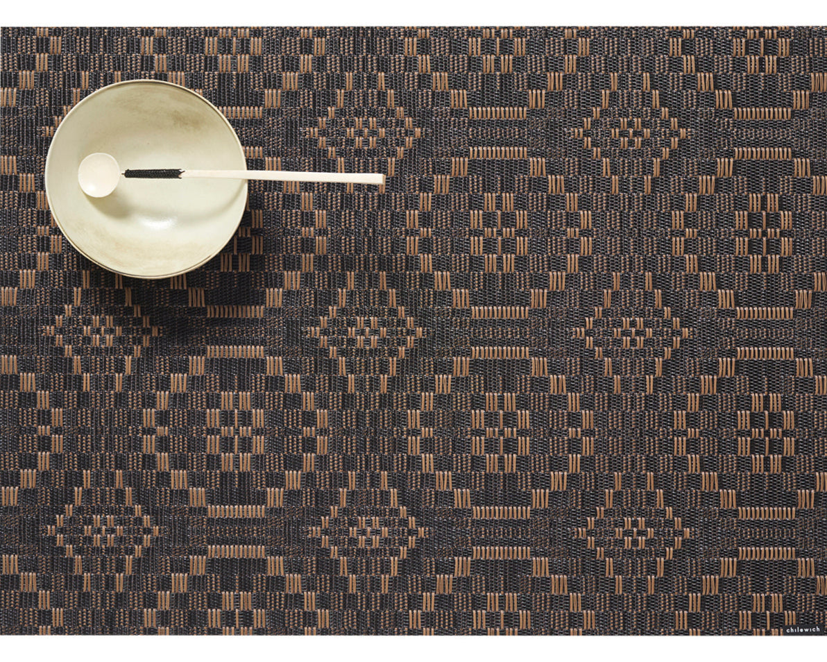 Chilewich Placemat - Overshot - Tiger Eye