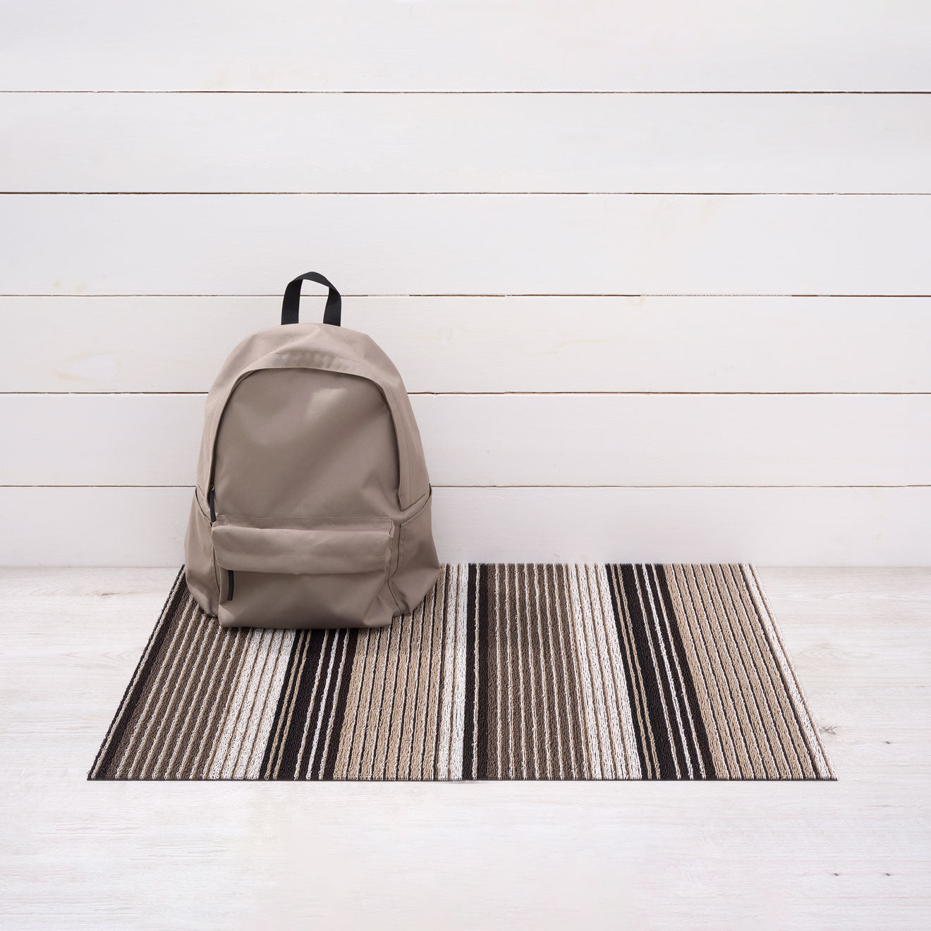 Chilewich Doormat - Pleat Stripe - Oyster