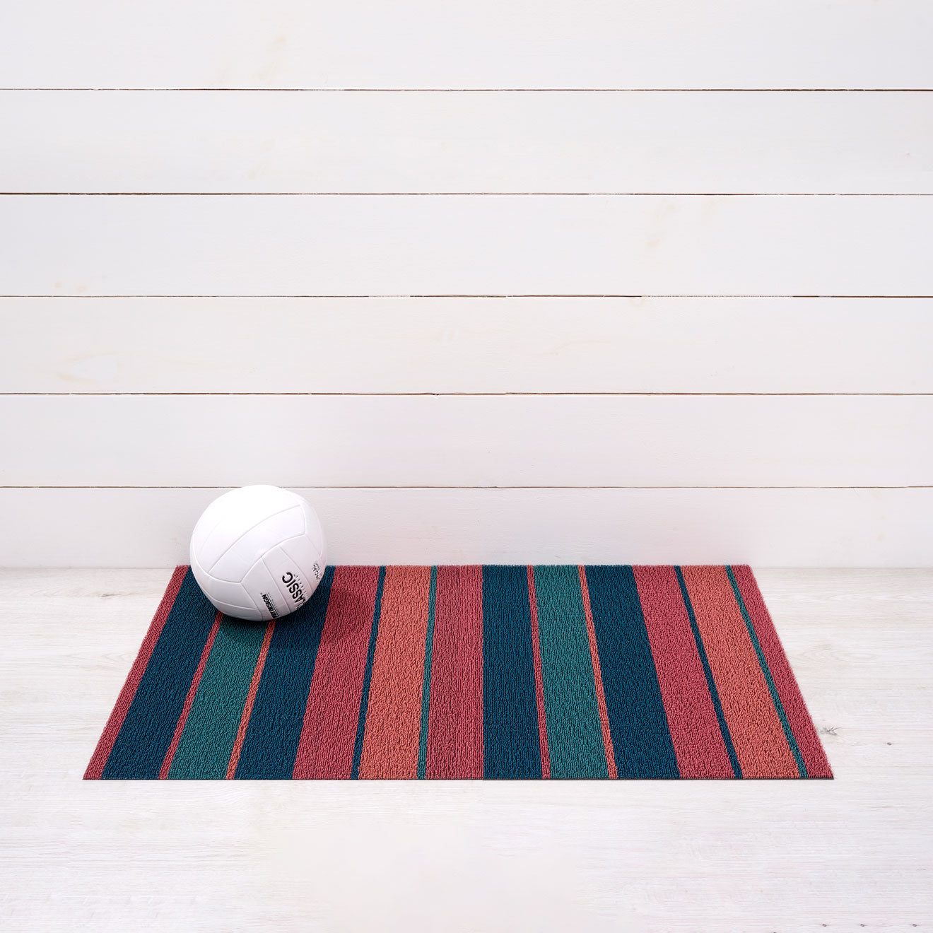 Chilewich Doormat - Bolt Stripe - Raspberry