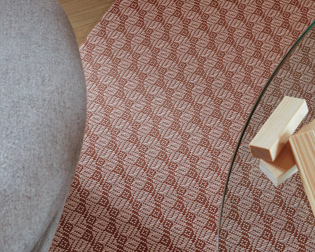 Chilewich Woven Floormat - Swing - Paprika