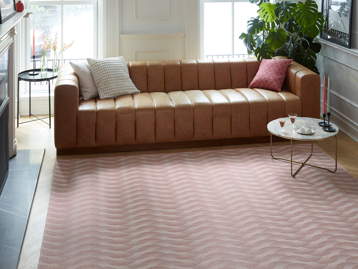 Chilewich Woven Floormat - Arc - Azalea