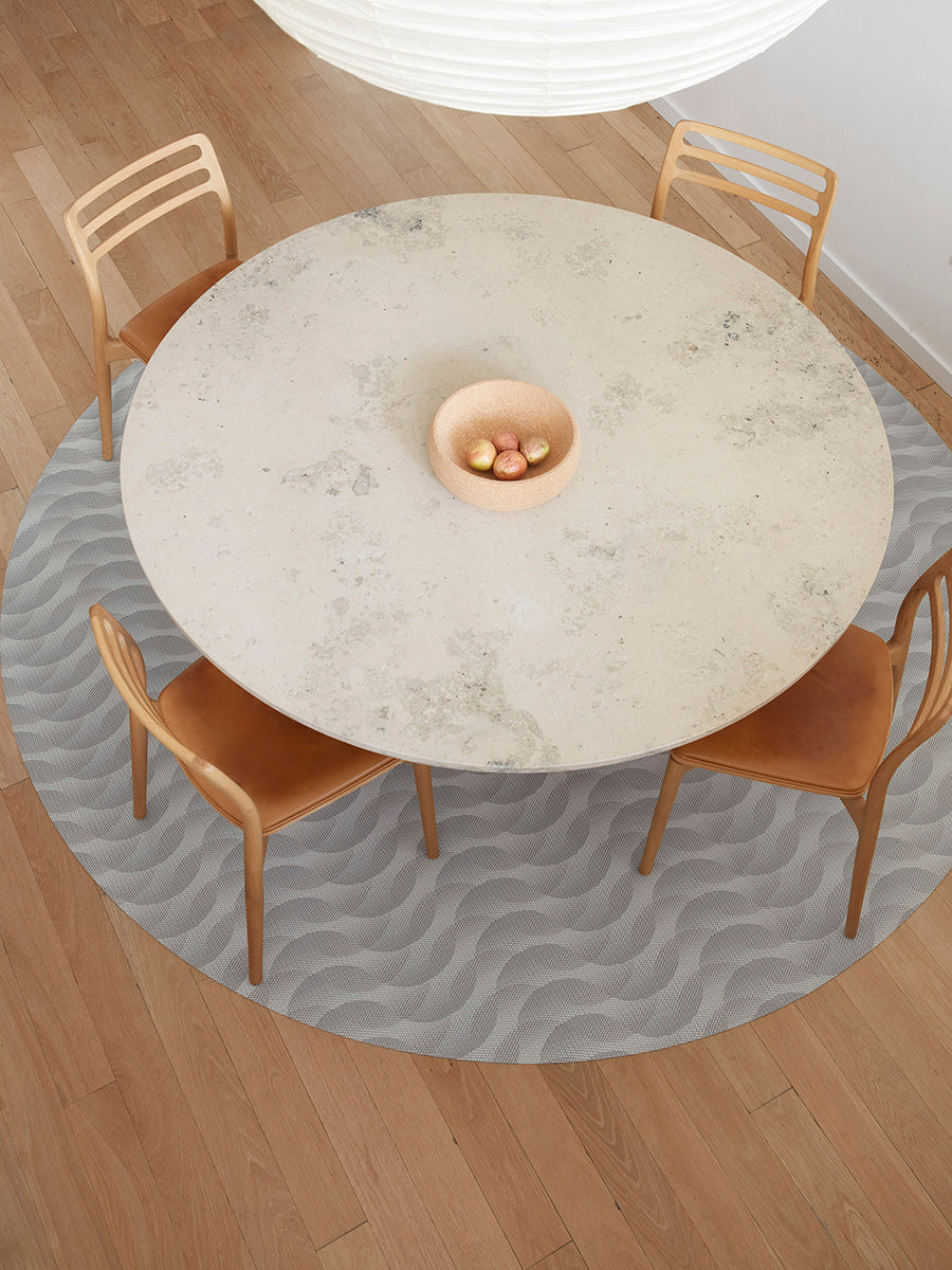 Chilewich Woven Floormat - Arc - Sesame