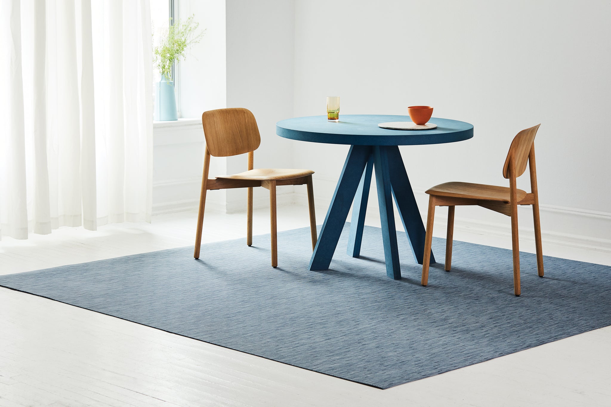 Chilewich Woven Floormat - Bamboo - Rain