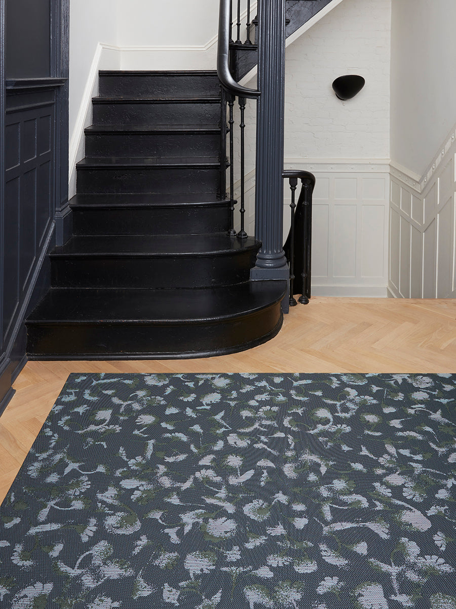 Chilewich Woven Floormat - Botanic - Indigo