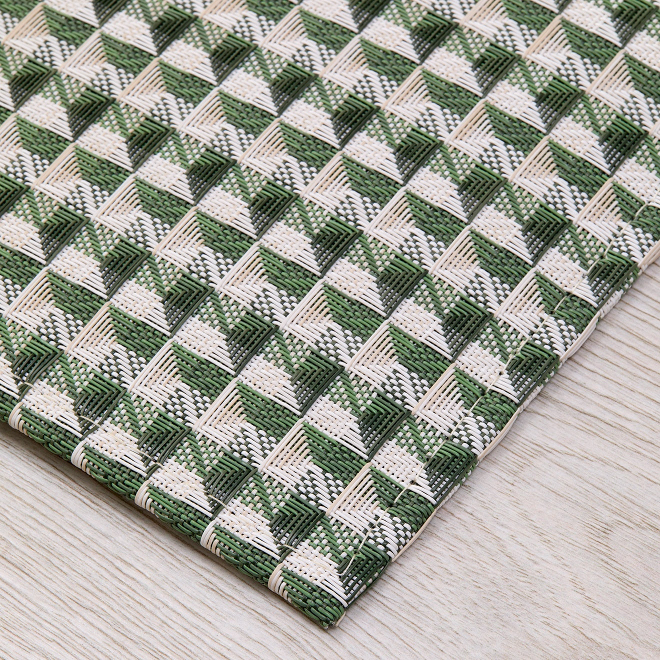 Chilewich Woven Floormat - Crane - Thyme