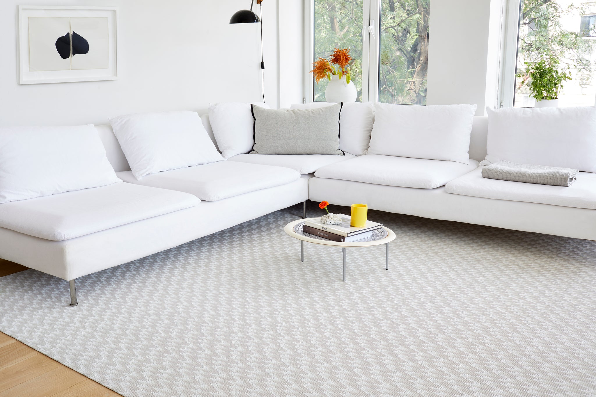 Chilewich Woven Floormat - Flare - Pumice