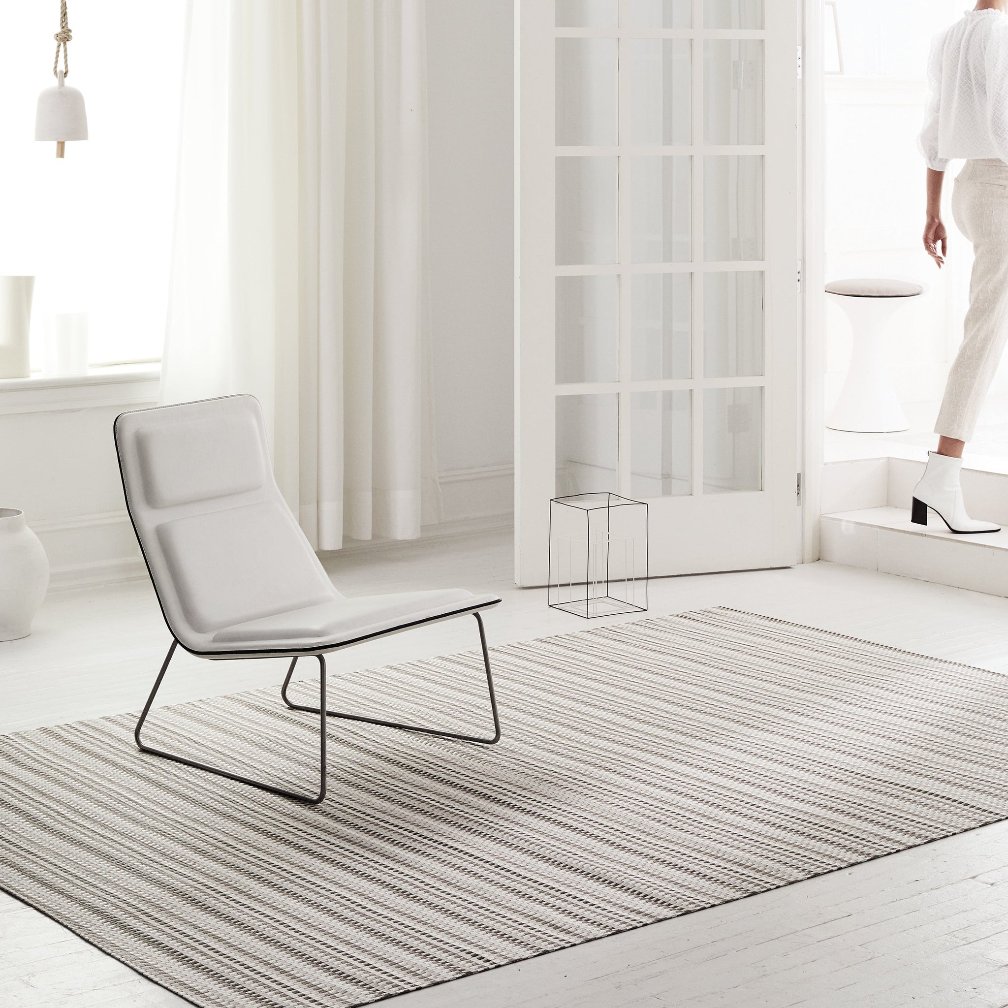 Chilewich Woven Floormat - Heddle - Pebble