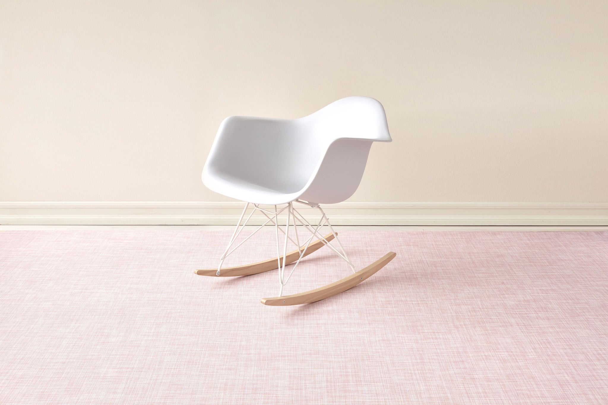 Chilewich Woven Floormat - Mini Basketweave - Blush
