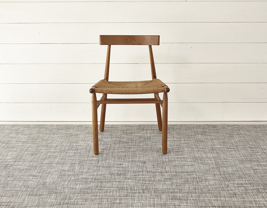 Chilewich Woven Floormat - Mini Basketweave - Gravel