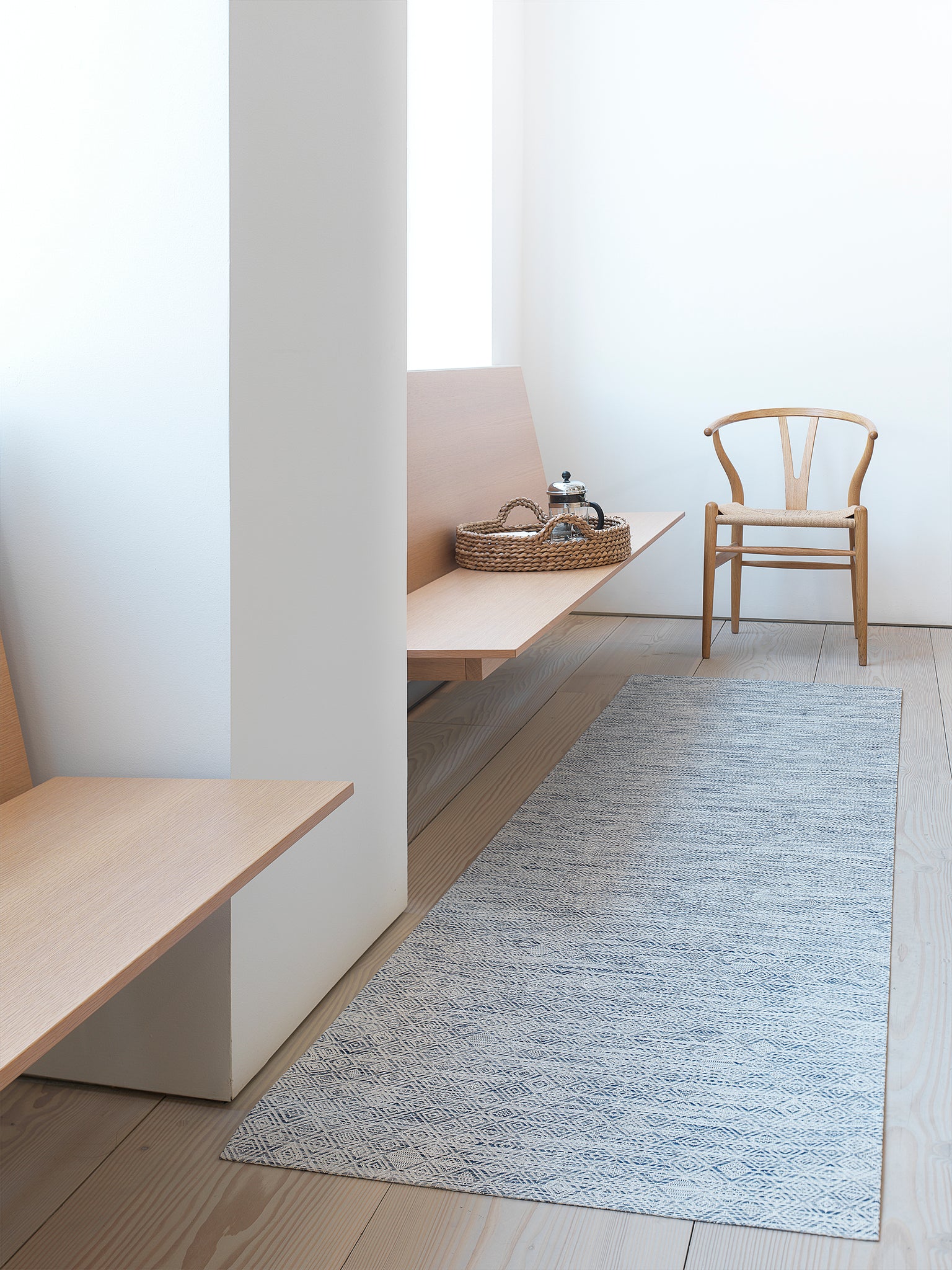 Chilewich Woven Floormat - Mosaic - Blue