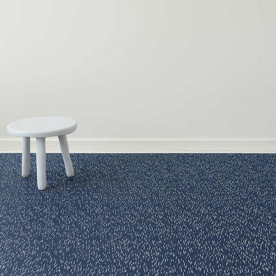 Chilewich Woven Floormat - Pepper - Indigo