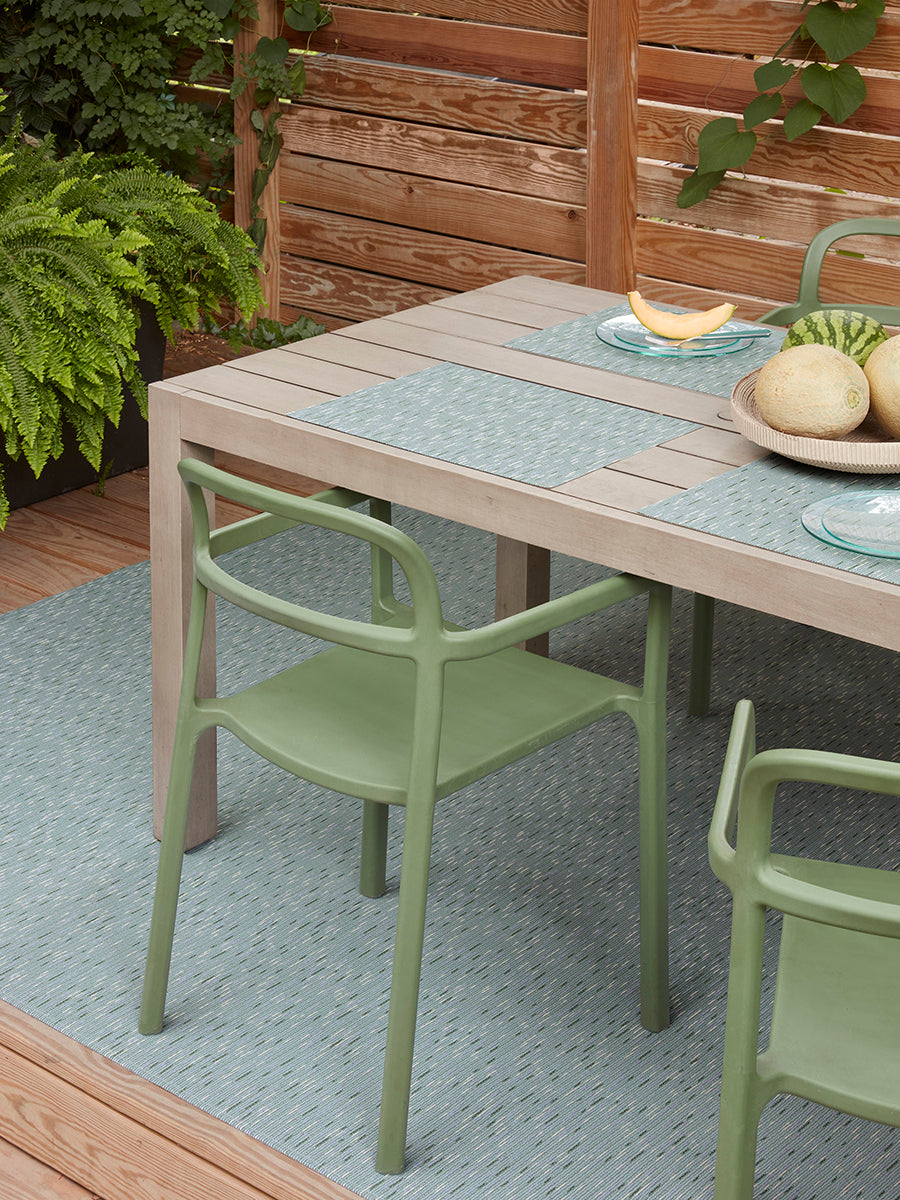 Chilewich Woven Floormat - Pepper - Mint