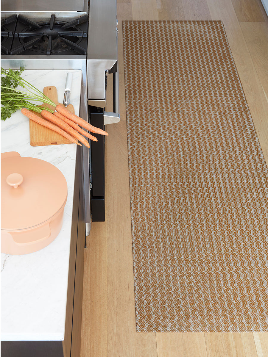 Chilewich Woven Floormat - Swing - Butterscotch