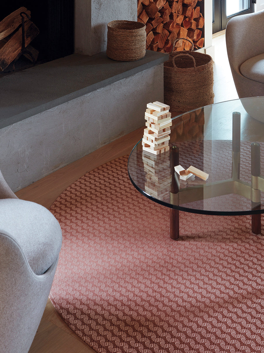 Chilewich Woven Floormat - Swing - Paprika