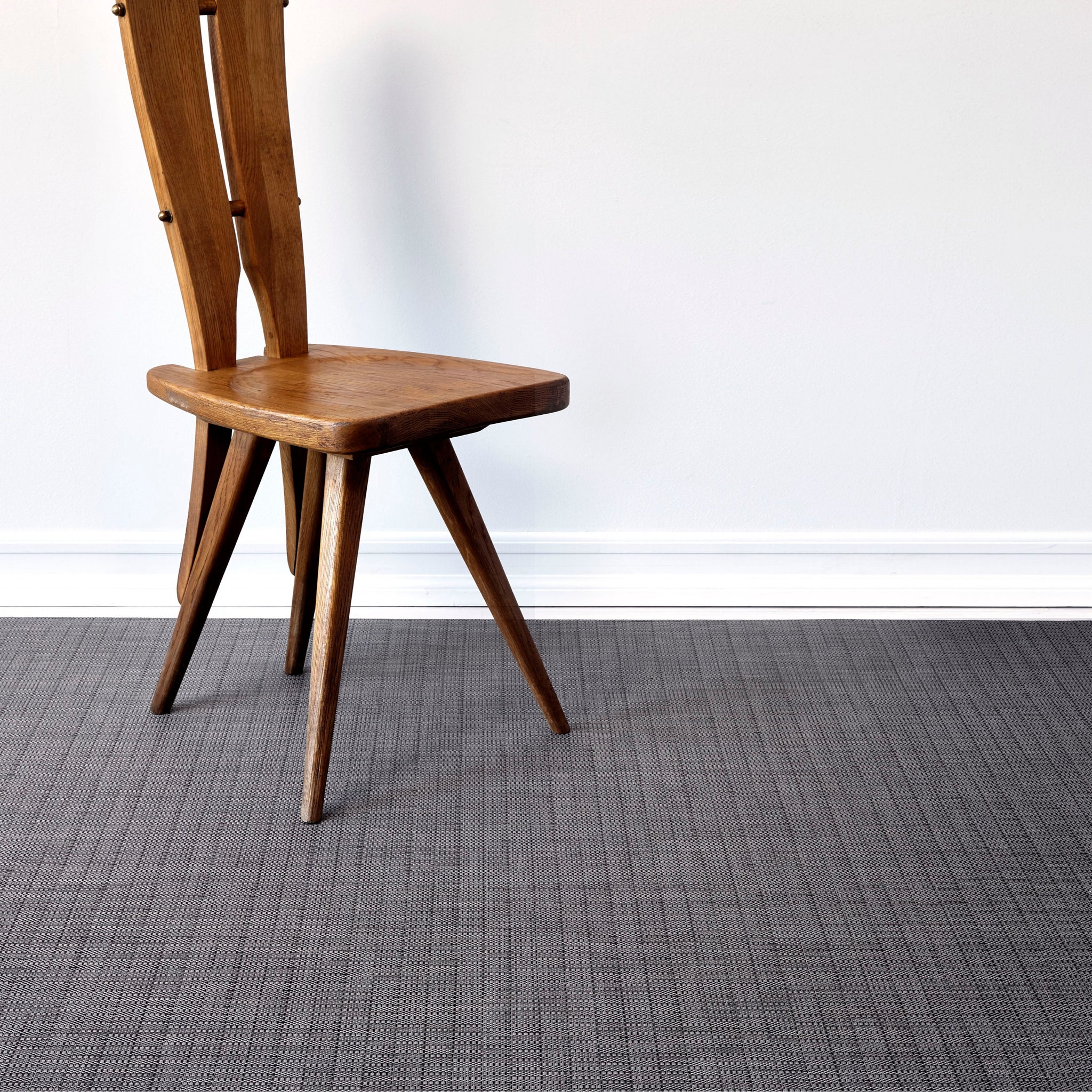 Chilewich Woven Floormat - Thatch - Pewter