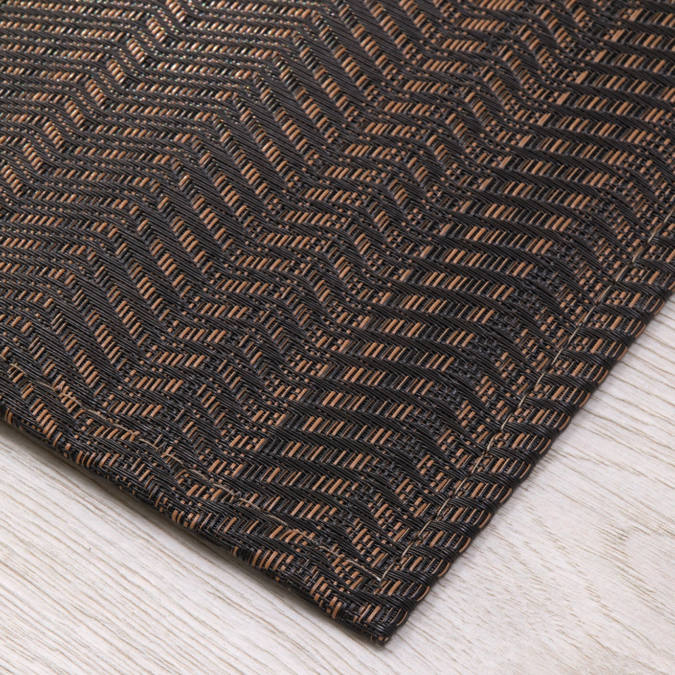 Chilewich Woven Floormat - Wave - Tiger Eye