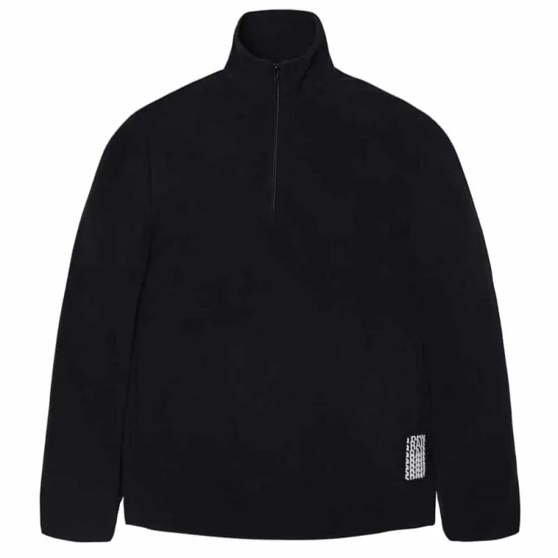 Rains Fleece Half Zip Black