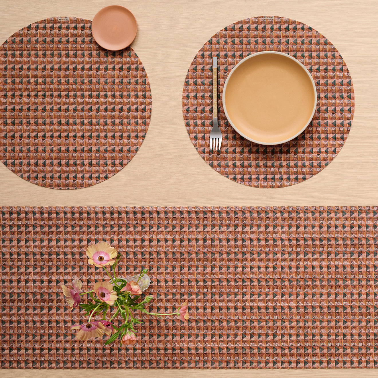 Chilewich Placemat - Crane - Raspberry