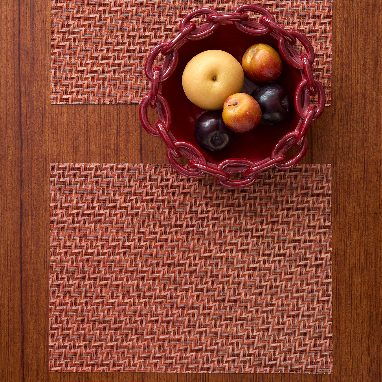 Chilewich Placemat - Foxtail - Raspberry